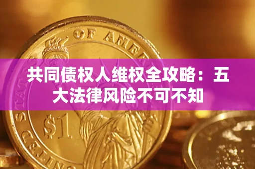 武汉共同债权人维权全攻略：五大法律风险不可不知