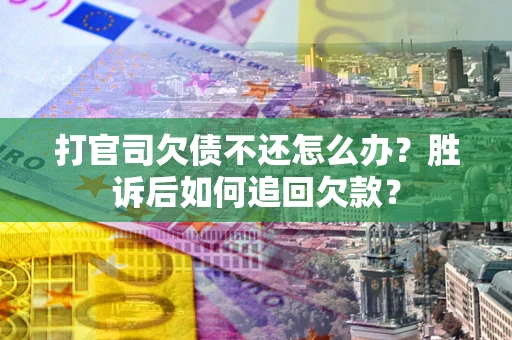 武汉打官司欠债不还怎么办？胜诉后如何追回欠款？