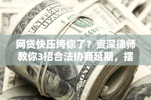 武汉网贷快压垮你了？资深律师教你3招合法协商延期，摆脱暴力催收！