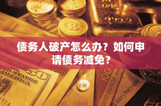 武汉债务人破产怎么办？如何申请债务减免？
