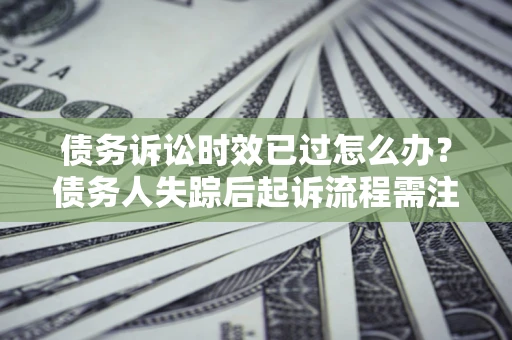 武汉债务诉讼时效已过怎么办？债务人失踪后起诉流程需注意什么？