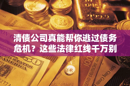 武汉清债公司真能帮你逃过债务危机？这些法律红线千万别踩