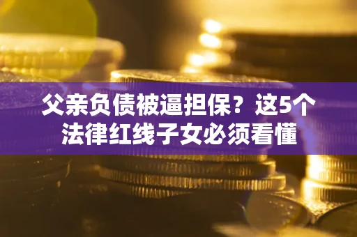 武汉父亲负债被逼担保？这5个法律红线子女必须看懂