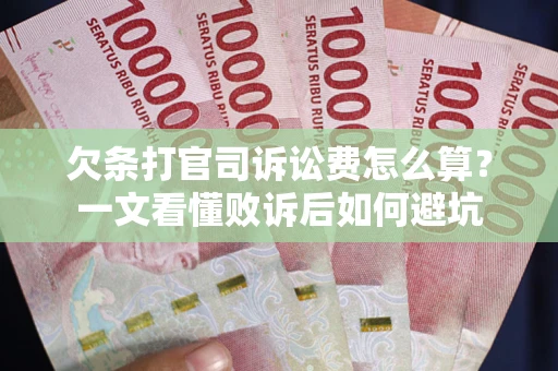 武汉欠条打官司诉讼费怎么算？一文看懂败诉后如何避坑