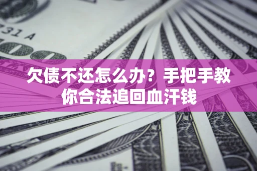 武汉欠债不还怎么办?手把手教你合法追回血汗钱 武汉欠债不还怎么办?手把手教你合法追回血汗钱